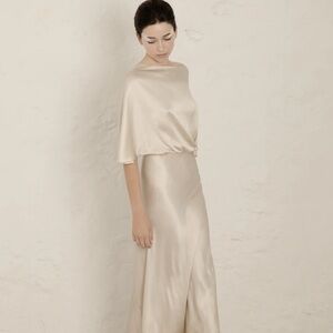 CORTANA BRIDAL | Brand new: Elegant White Silk Wedding Dress